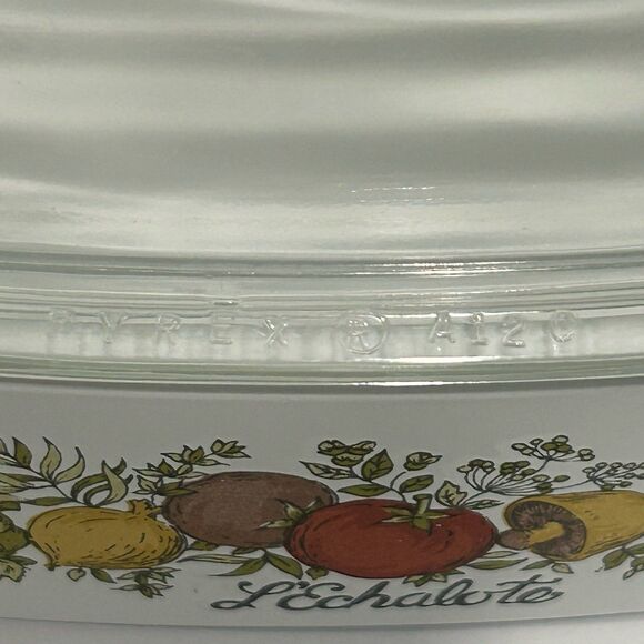 Vintage Corning Ware A-10-B Spice of Life Collection L’Echalote w Pyrex Lid A12C - Picture 3 of 12